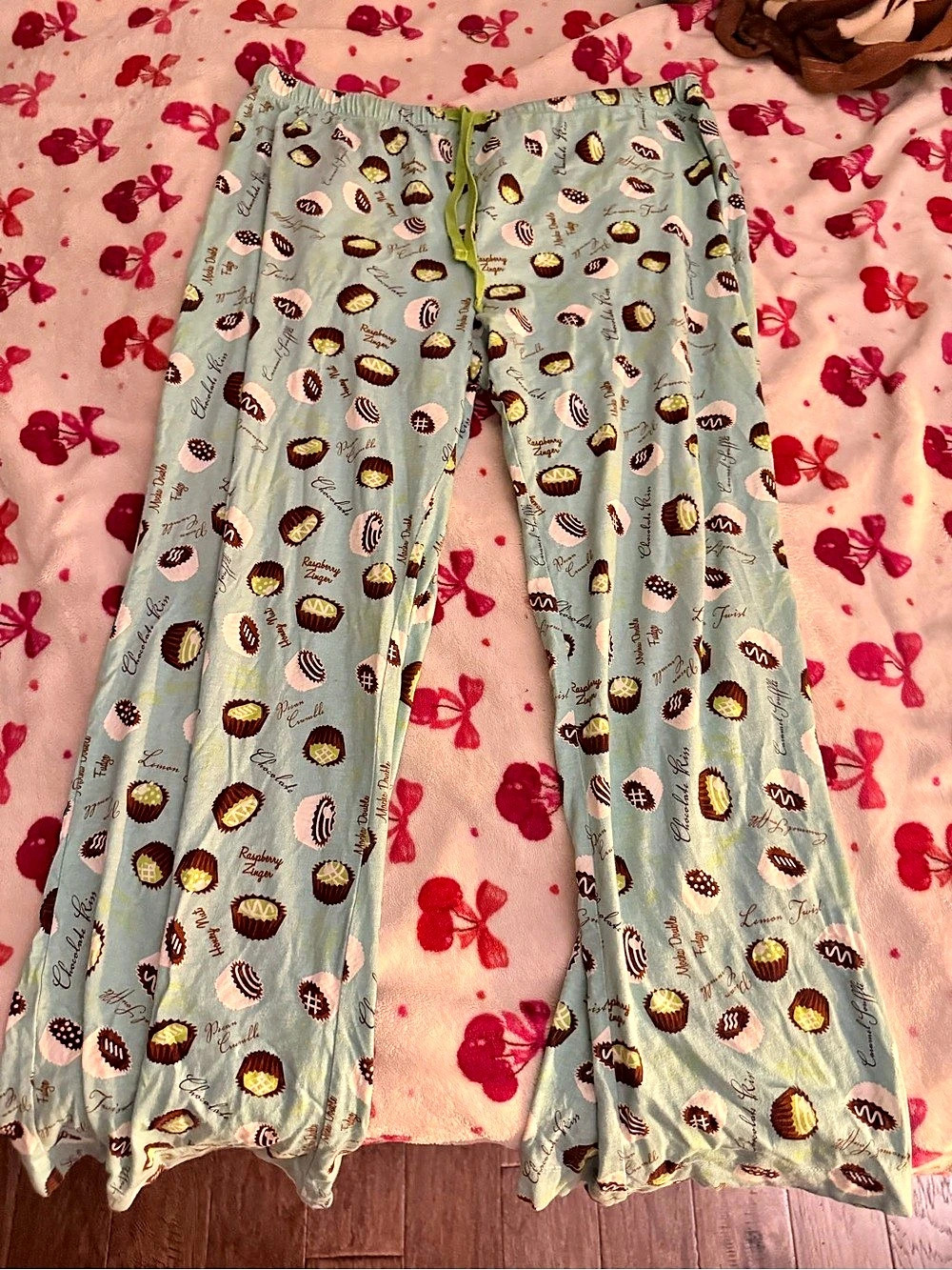 Printed Lounge pj pants in Blue & brown